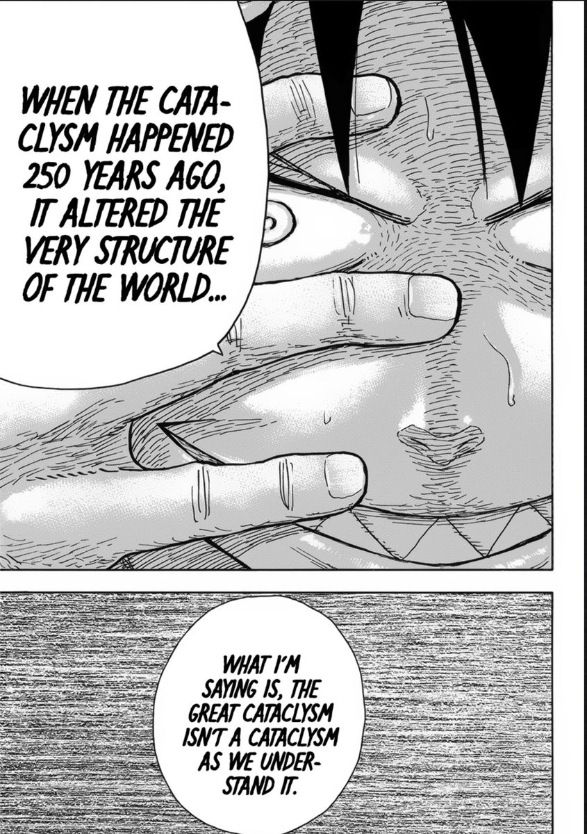 Okay so with Fire Force 218 Shinra says that the Cataclysm altered the whole world with this information im beginning to believe that the cataclysm isn’t a destruction but a rebirth that brings adolla to reality and ceasing the current life on earth almost like an invasion+