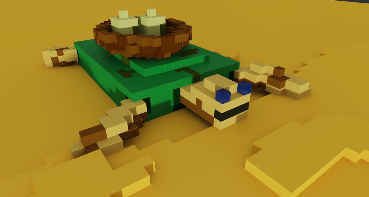 SleepySlothGms's tweet photo. A cute little Turtle carrying a bird nest around the beach.
#TurtleExpress #VoxelDailies https://t.co/QNoylT0fNe