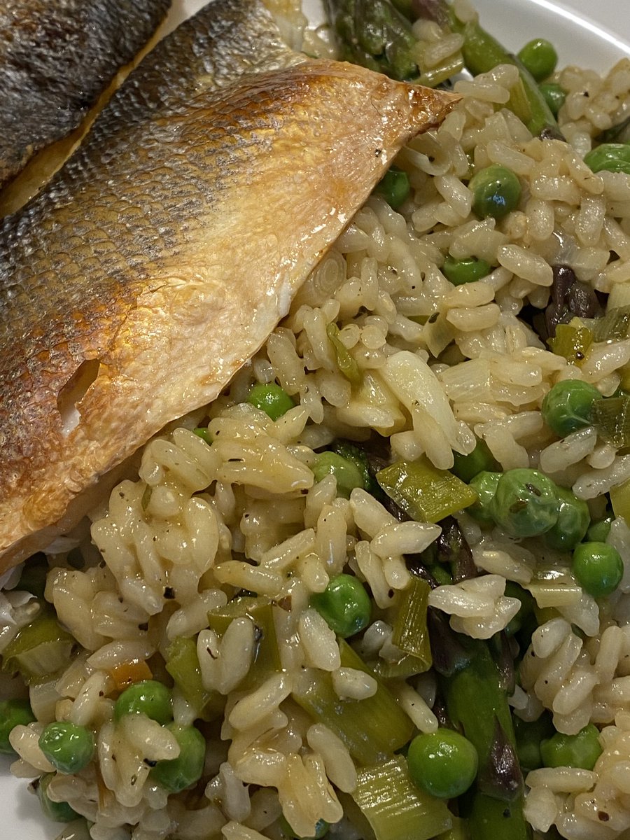 Sadly I’ve just discovered #risotto is much better if you start with butter!