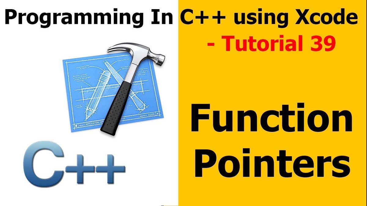 ComputerVideos's tweet image. Programming in C++ / X-Code || Tutorial 39 - Function Pointers: youtu.be/aNqPJtrNEsU #ProgrammingInC #CPlusPlus #XCodeTutorial #ComputerScienceVideos #ComputerScience #HowToCodeInC #HowToCode #HowToProgramInC #CProgrammingForBeginners