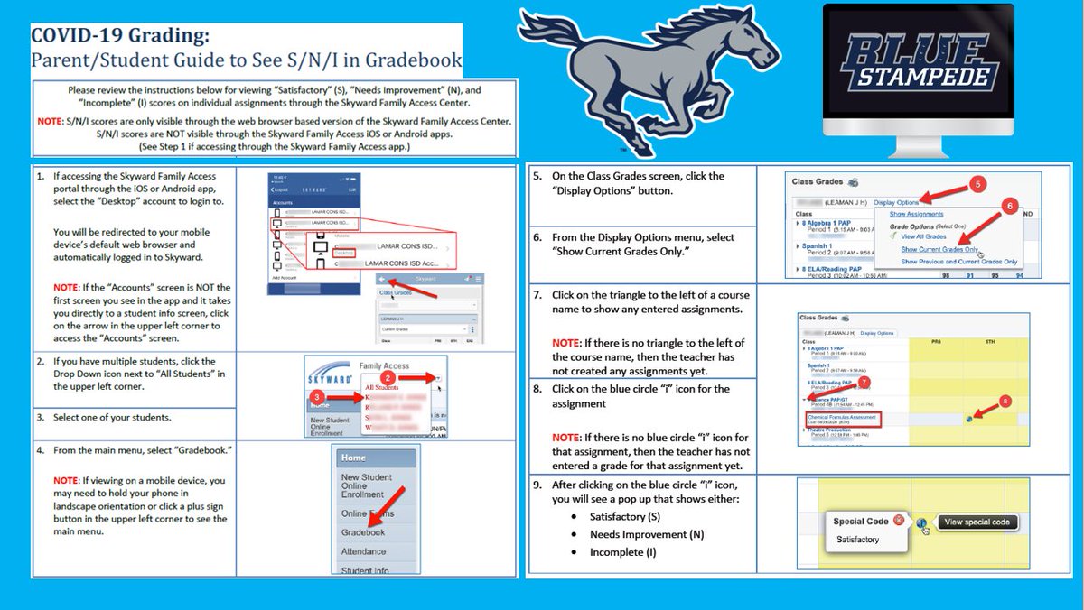 THELamarCHS's tweet photo. Reminder for our Mustang Families! Itβs a beautiful day to get online to check your grades and get your work complete. We are in the final stretch. Finish strong! #BlueStampede #WeGotThis #RockingRemoteLearning
ππ΄ππ₯ππ https://t.co/y87xa033B8