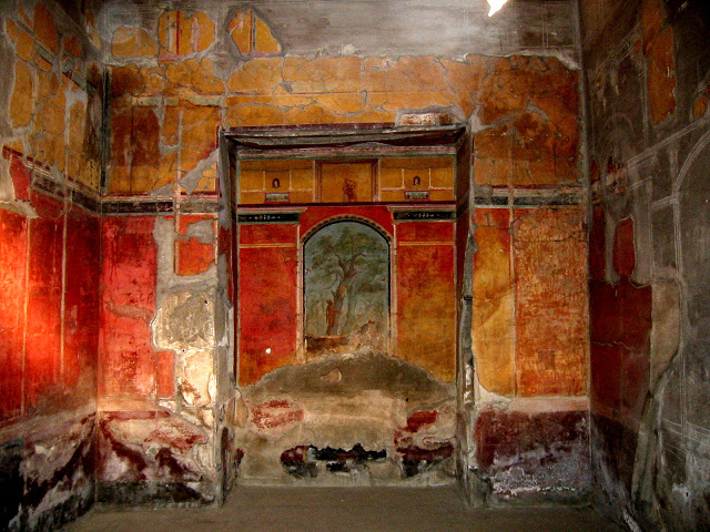 Sarah404BC's tweet photo. #Roman Times: #Nero: Hating those who denounce your mistakes 

“The #caldarium of the #Villa of #Poppaea in #Oplontis near #Naples, Italy with a panel painting depicting #Hercules in the Garden of the #Hesperides“

https://t.co/vCcVeY9ShA https://t.co/BScaHxbkCn