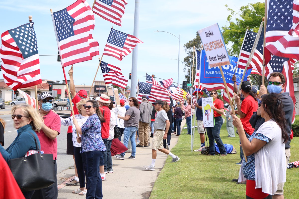 Caldwell_CA24's tweet photo. Rally in #LOMPOC

#LetAmericansWorkAgain https://t.co/8KNm95qy57