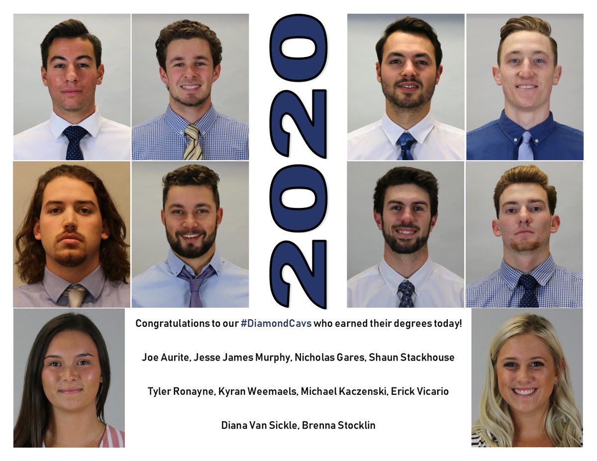 cabrinibaseball's tweet photo. #DiamondCavs Graduation Day 2020! https://t.co/6vV9Wq1gWJ