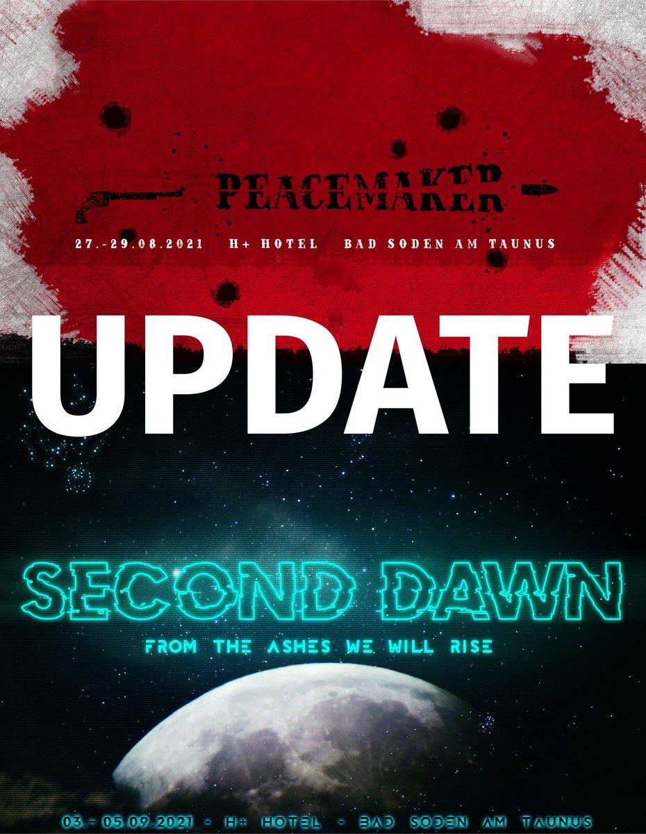 Today we're coming to you with the long awaited news about our postponed events today. Please take a few minutes to read them carefully: bonfire-phoenix.events/en/update-peac…

#bonfirephoenixevents #conventions #news #updates #peacemaker #seconddawn