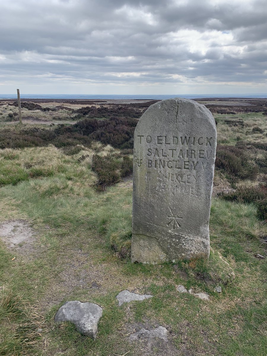 Manclee's tweet image. 17 miles walked today from #Shipley over #BaildonMoor to both #trigpoints up to #Hawksworth spotting new #cupandringmarked rocks up to #TwelveApostles #stonecircle on #IlkleyMoor then back! @visitBradford @VisitShipley @OrdnanceSurvey #neolithic @McGaheyJohn @JamesMcLean5