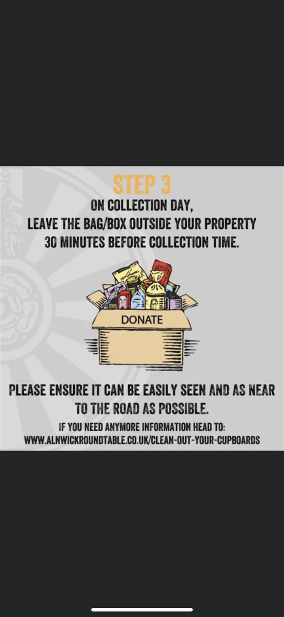 AlnwickRT389's tweet photo. As part of our community work in #Alnwick we will be organising collections for great local charities who are unable to do the collections themselves. See our website for more details. #helpingthosewhohelpothers #alnwickroundtable #rtbi #nhs #alnwickfoodbank https://t.co/vFPO2h6qmx