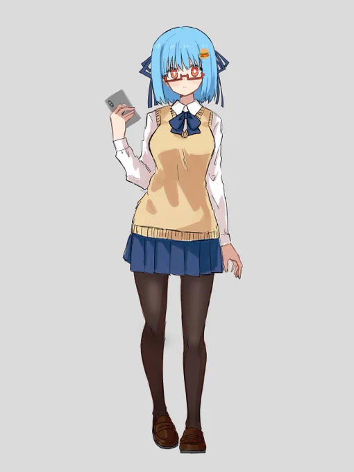はあはあハンバーガーちゃんの立ち絵作ってたら死ぬほど時間かかった 