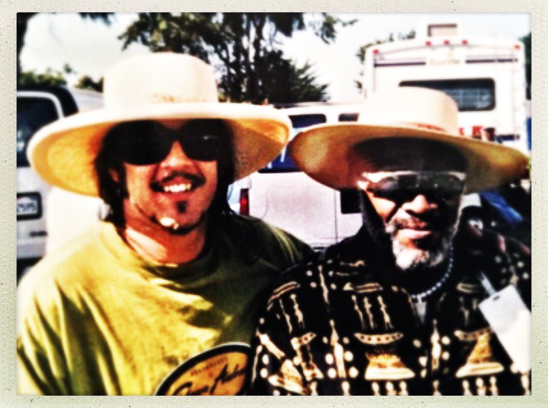 Happy birthday TAJ MAHAL. hutch and taj at SF BLUES FESTIVAL many years ago 
