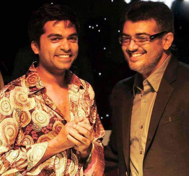 SSMusicTweet's tweet photo. #Throwback to this click of #STR with #Thala !! https://t.co/bBqMKQWjum