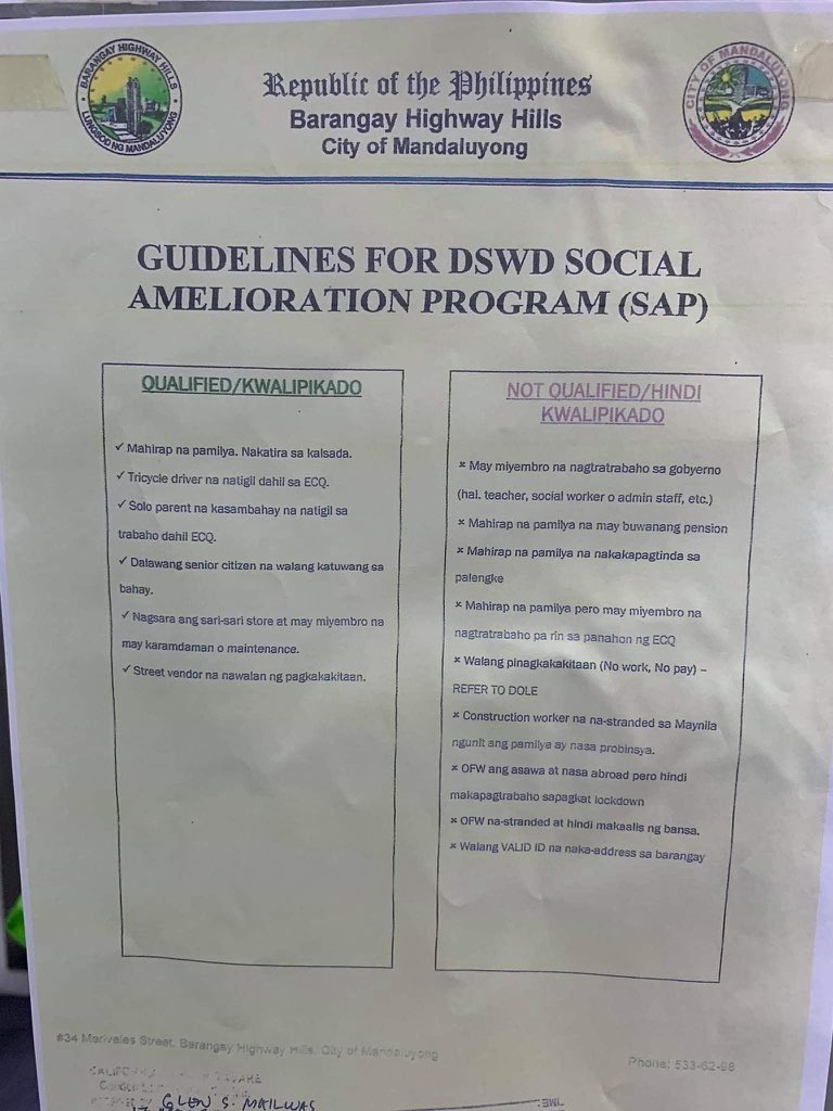 dyefri's tweet image. Hiyang hiya naman kami sa qualifications nyo. Masabi lang na "hindi po namin nakalimutan ang mga nakatira sa condo". Luh! Sino magka qualify samin jan? Ahhahahahha! #Playtime #Paasa #TaxPayerHere #SAP