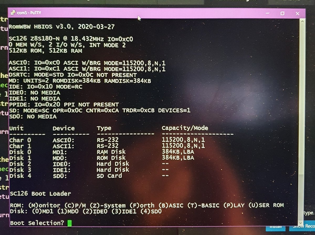 clairezxclaire's tweet photo. It's alive! I do like it when things work first time. :)
#sc126 #z80 https://t.co/zFTRUL7agv