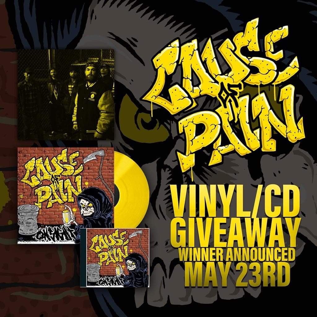 Cause of Pain has been out for a month! We're giving away both a CD and Vinyl copy of Cause of Pain. All you have to do is like and share this post. Winner will be selected on Sunday, May 23rd!
@unbeatenrecs

#njhc
#causeofpain