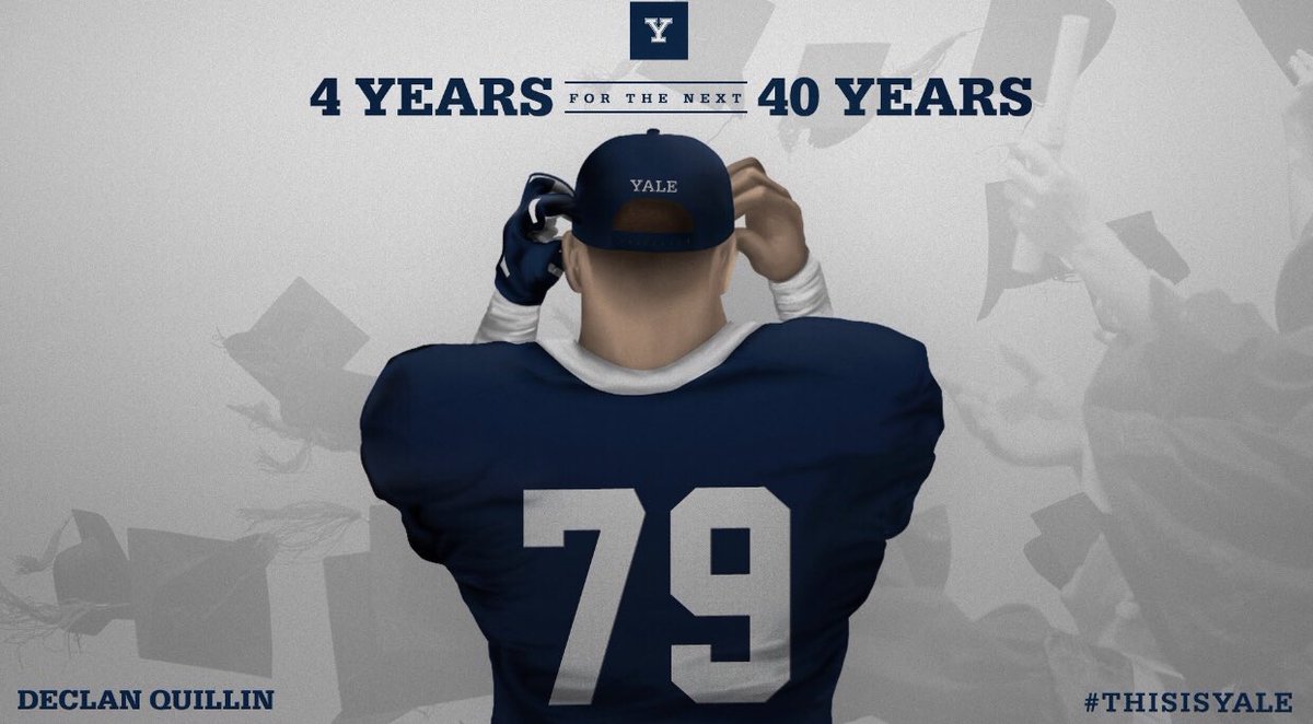 DeclanQuillin's tweet photo. @yalefootball thanks for showing love! @AlNetter https://t.co/5FyfvtFt3h