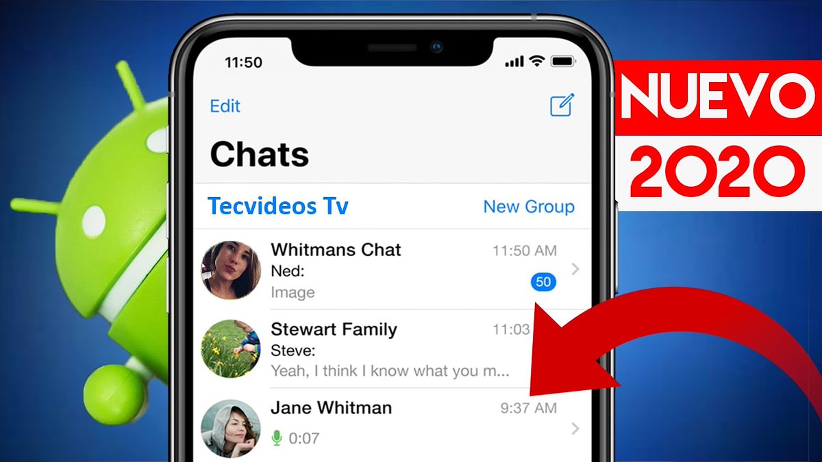TecvideosTV's tweet photo. ¡Esto es increíble! #WhatsApp estilo iPhone en Android 😮
👉https://t.co/3yvwJIPqC3
#whatsappmod #FelizDomingo #tecvideostv https://t.co/ewEYSo9clR