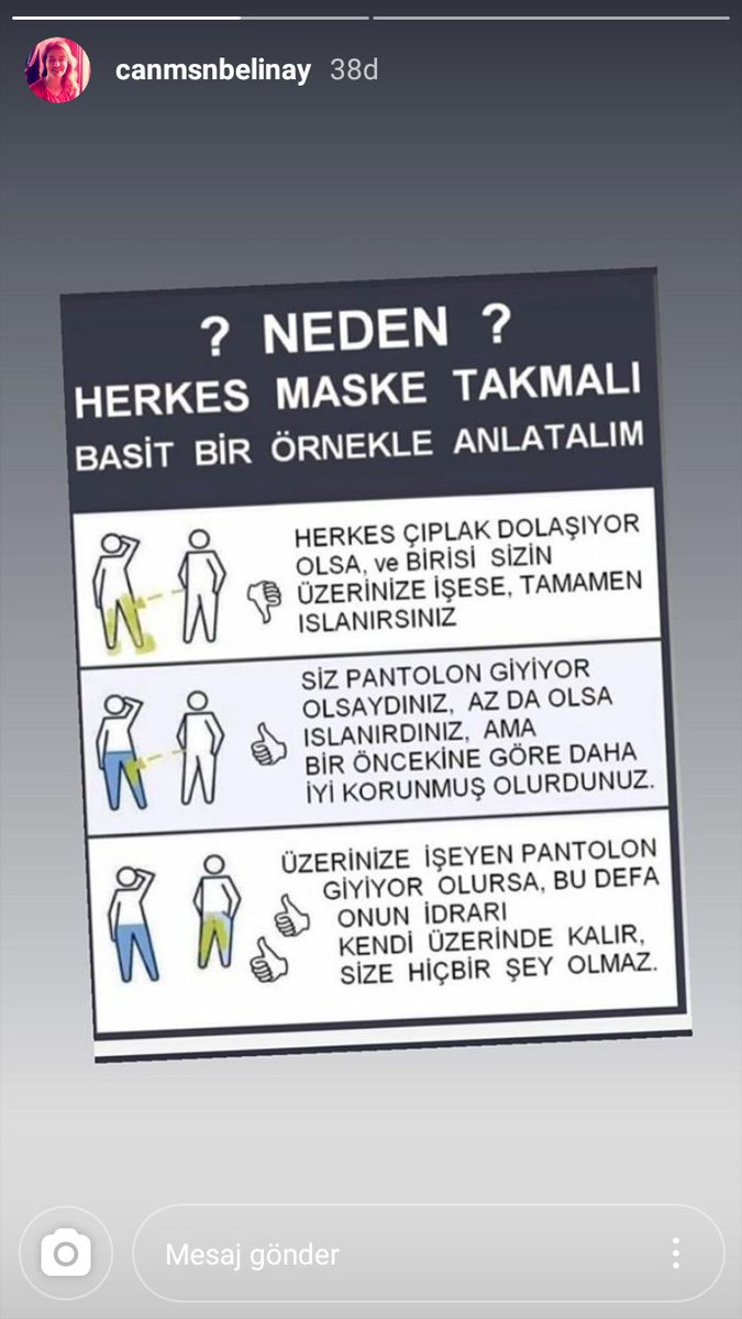 AltinerAdem's tweet image. Neden maske takmamız gerektiğinin özeti
