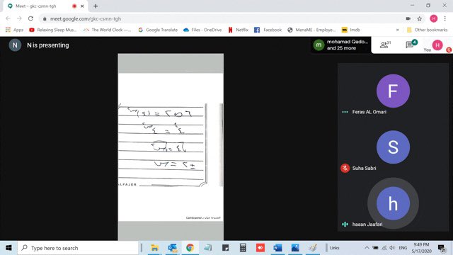 HalaMTaher's tweet photo. Our math teachers #School_Networks @QRTAJO engaged in deep discussion around studentsβ work during distance learning and how to help students develop understanding. Proud of you our teachers and instructors @ferasalomari @AlsalmanSubreen https://t.co/WUcSfOHmQ8