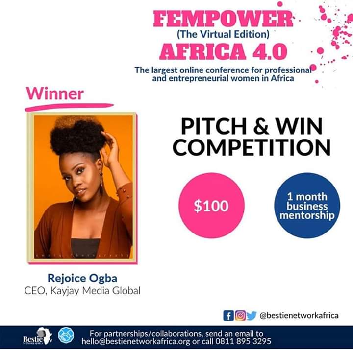 bestienetworkaf's tweet photo. Spot the winners of our Pitch and Win competition!

Our contestants were all amazing but we had to have winners emerge! 

Congratulations Besties!

#FA4
#FemPowerAfrica
#bestienetworkafrica https://t.co/AaQBkP5dCQ