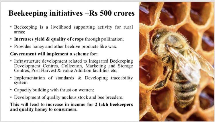 AshishRDange's tweet photo. Beekeeping in #EcononomicPackage was already covered in Mission of NHBM,@AgriGoI announced in Oct 2019. @nsitharaman claim of 500 cr in this initaitive is a #dramabazi. Smartest move by @FinMinIndia to outsmart people in figures.
@PMOIndia https://t.co/hoyYjcp0Bj