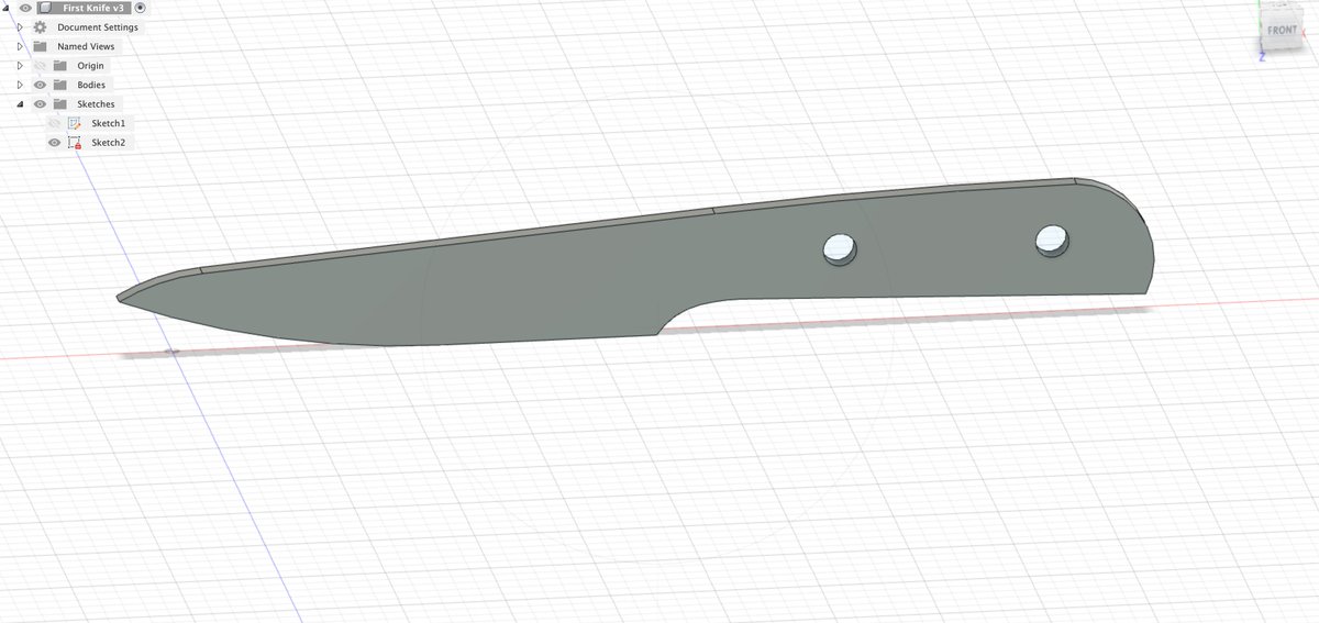 Designing my first knife!