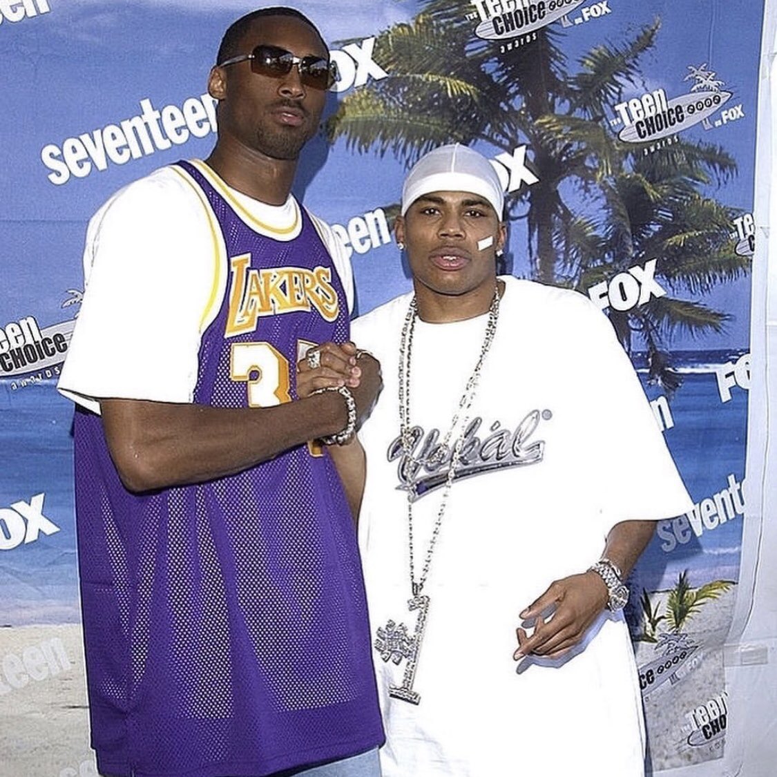 The StereoVision on X: Kobe Bryant and Nelly during the 2002 Teen Choice  Awards!  / X