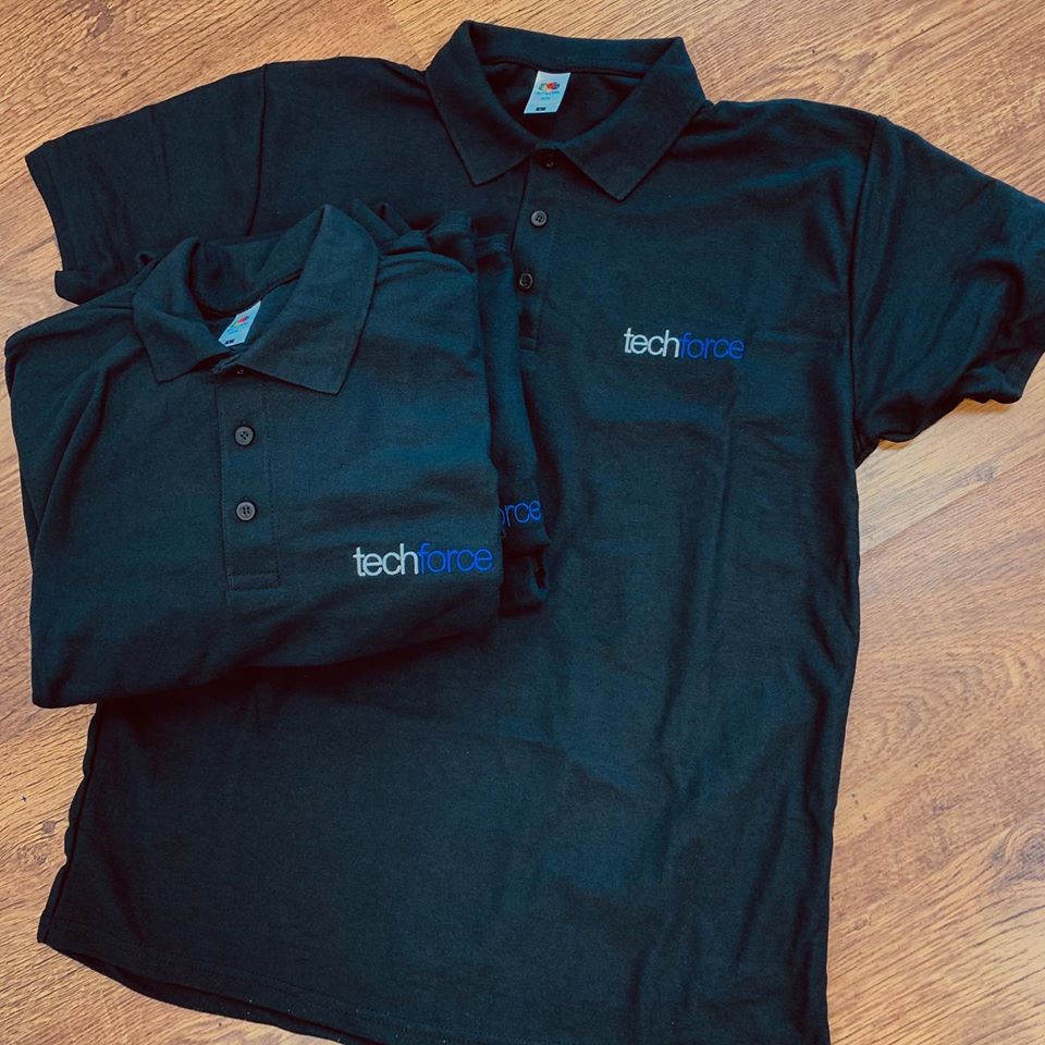 TechforceUK's tweet image. Thanks to @ICEPrintDesign for our new polo shirts