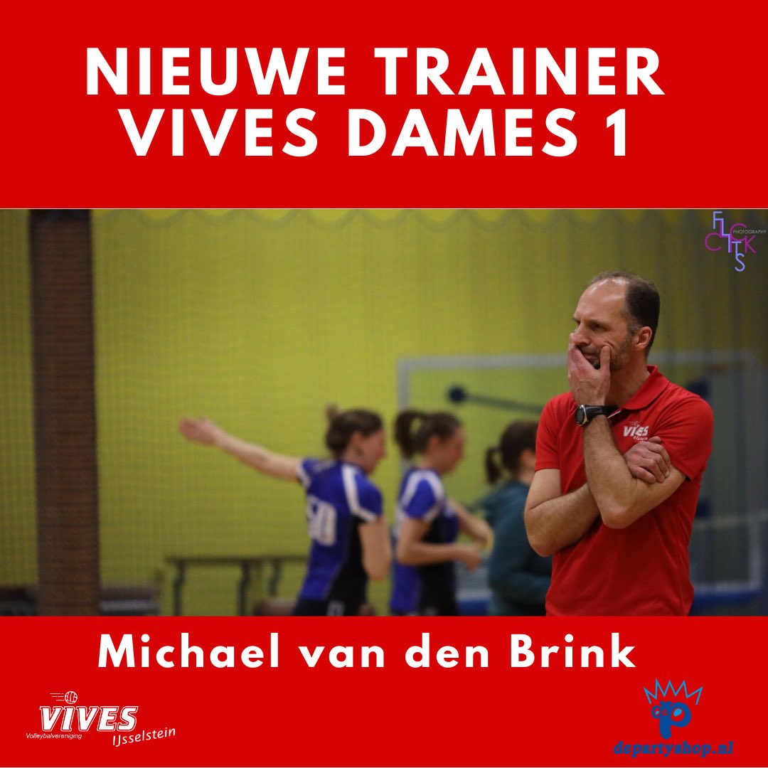 Nieuwe trainer/coaches voor heren en dames 1!🏐🙌  Nieuwsgierig wie het zijn? Check vives-volleybal.nl