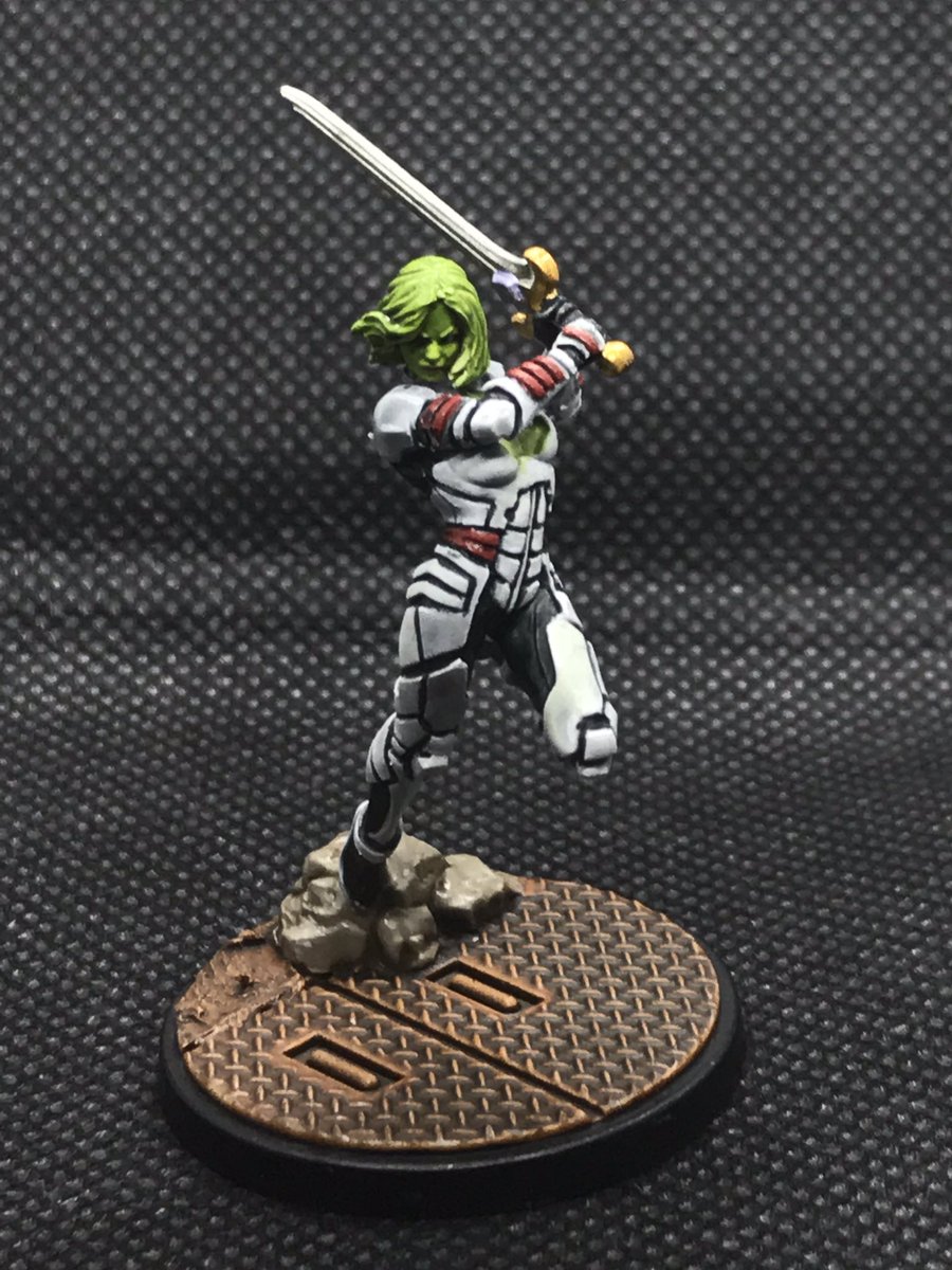LewPaints's tweet photo. Two more models for Marvel Crisis Protocol. Two of the baddest girls in the universe #whyisgamora https://t.co/owoa70ut4b