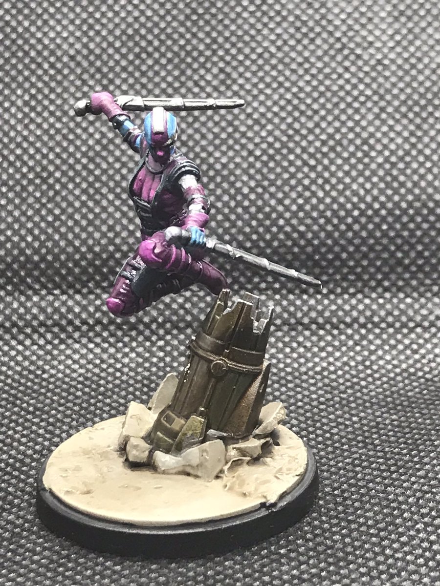 LewPaints's tweet photo. Two more models for Marvel Crisis Protocol. Two of the baddest girls in the universe #whyisgamora https://t.co/owoa70ut4b