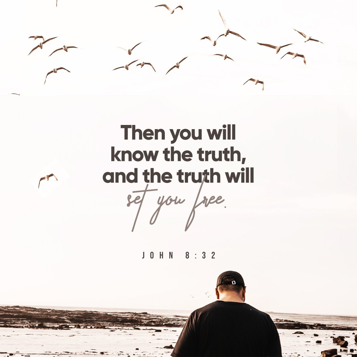 YouVersion's tweet photo. Then you will know the truth, and the truth will set you free. - John 8:32 https://t.co/P2v28y1gfo