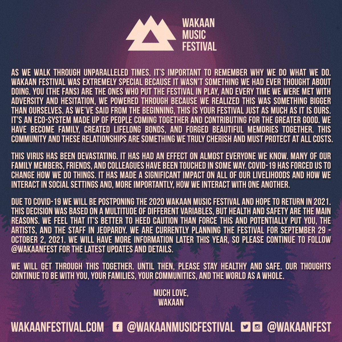 WAKAAN Festival 2020 💔