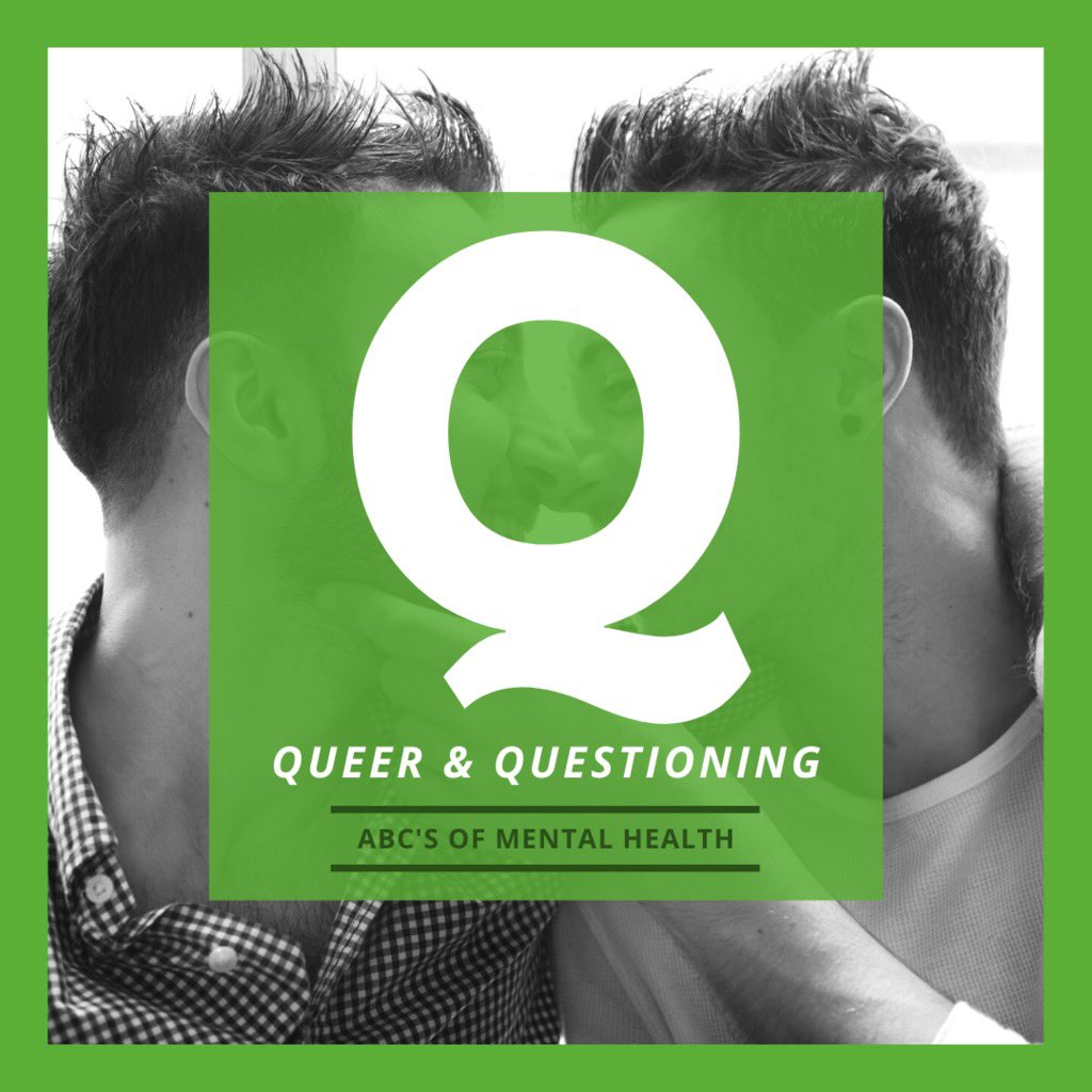 thestevenpappas's tweet photo. Queer and Questioning - One of the many marginalized groups that face extra stigma and often suffer more blows to their mental health because of it. 

#mentalhealthawarenessmonth #mentalhealthawarenessmonth2020 
#mentalhealthawareness https://t.co/tEKyXfemUj