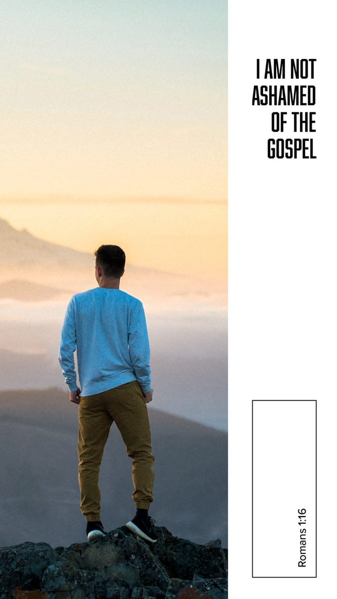 For I am not ashamed of this Good News about Christ. It is the power of God at work, saving everyo…
bible.com/bible/116/rom.…