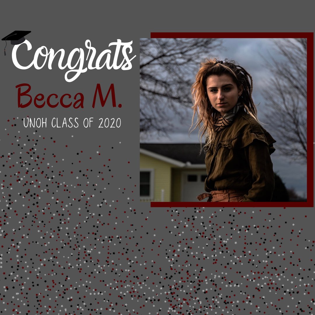 Congratulations to our next senior, Becca Metras. Becca was our multimedia expert throughout her years in AMA! We wish you well on your AMAzing journey!