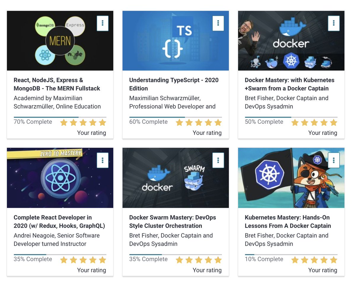 HarmanManchanda's tweet image. Active Courses @udemy #FullStackDevJS 

#100DaysOfCode #JavaScript30 #Docker #Kubernetes