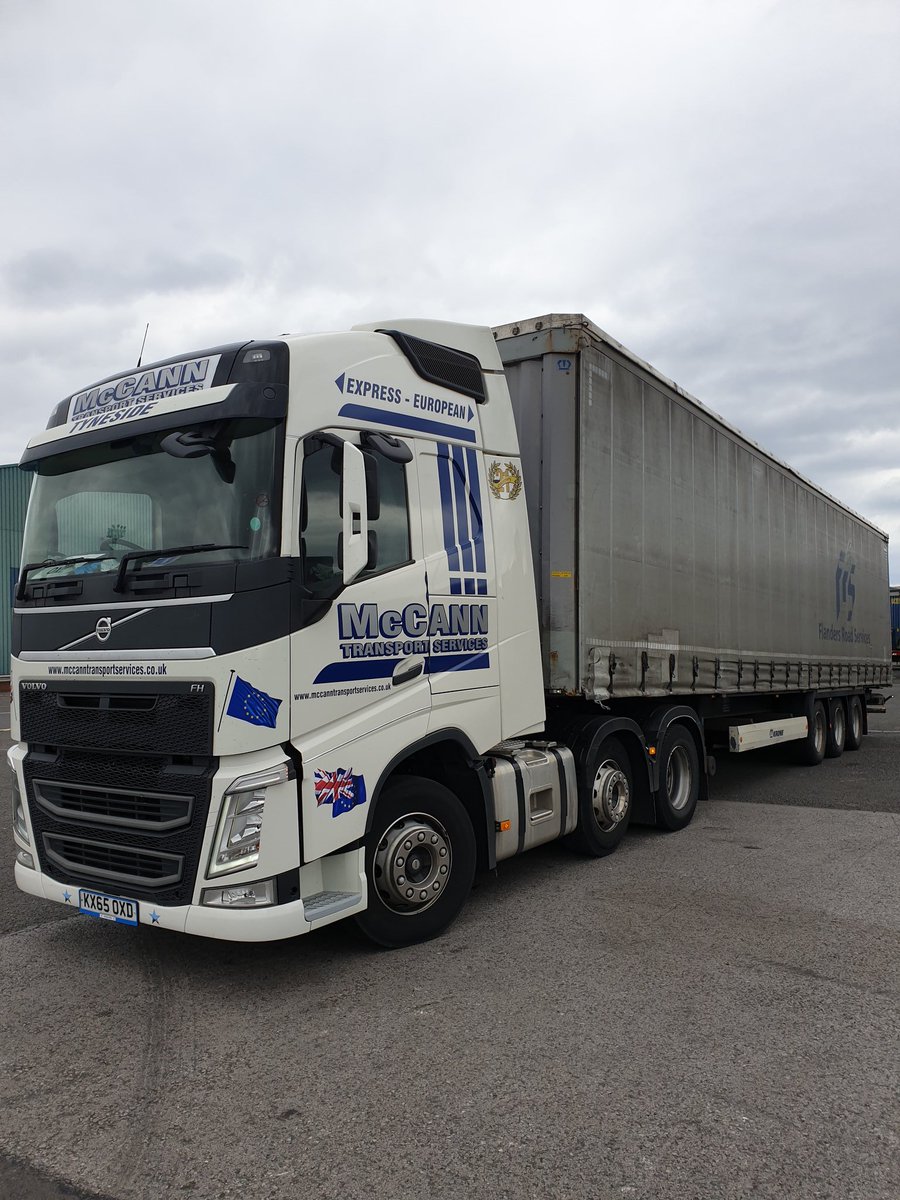 McCannTrans's tweet photo. Out doing a bit today in one of our @VolvoTrucksUK #EatSleepTransportRepeat https://t.co/MAylo94n6I