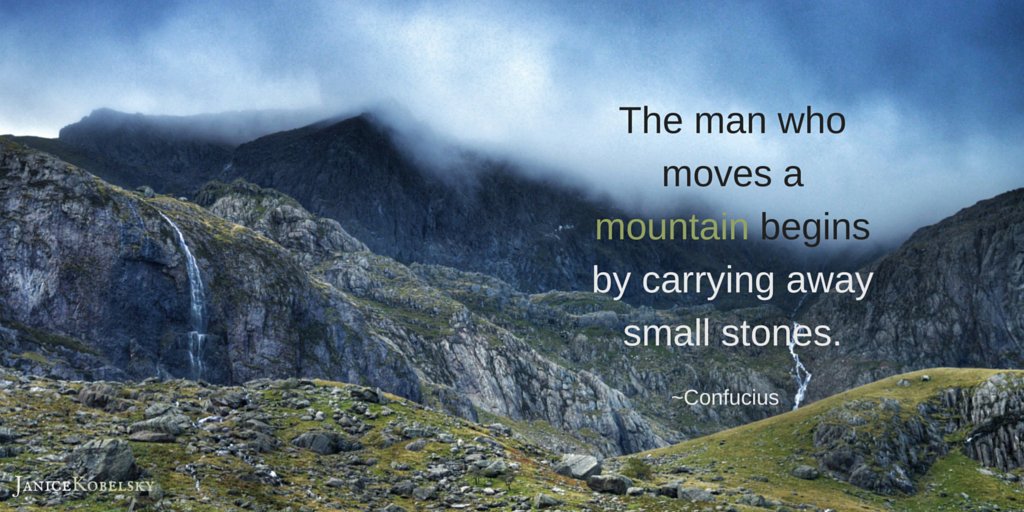 This is such an empowering thought - that whatever it is that we need or want to create starts with small steps. The important thing is to start; to get into action.  And, when it comes to #kindness, there is no action too small. #ThinkBIGSundayWithMarsha