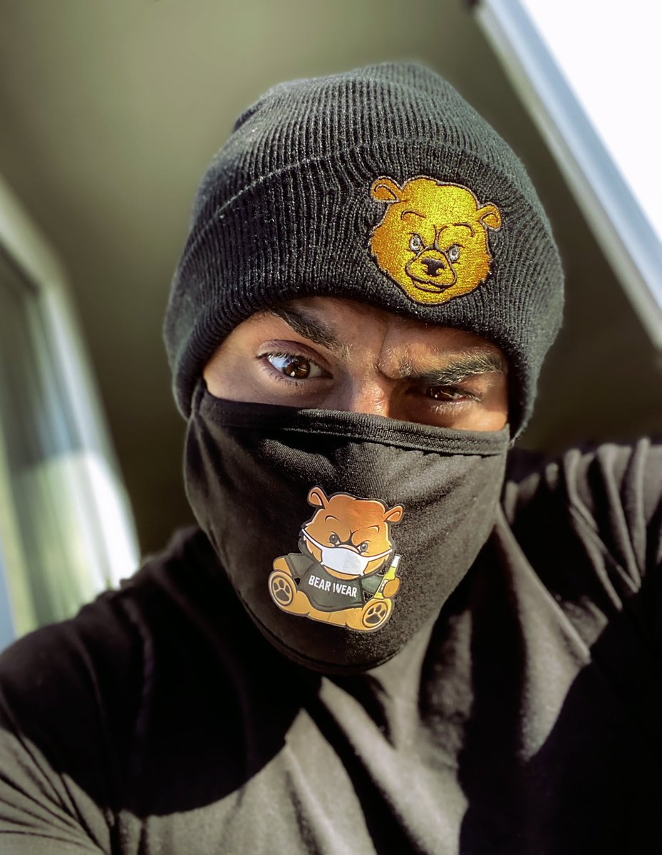 Rogan_OConnor's tweet photo. BEAR WEAR MASKS NOW LIVE!!!
#StaySafe #SwipeAcross #LinkInBio #BearWear 🧸🐾 https://t.co/gfNiC7oUT6