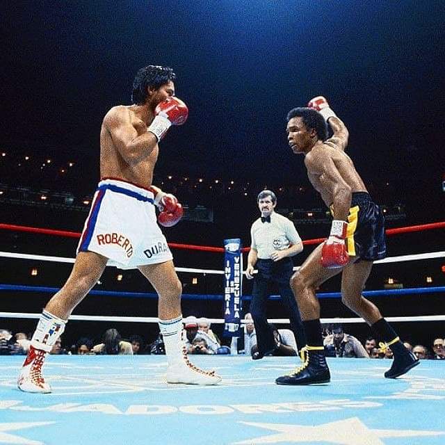 Happy birthday Sugar Ray Leonard vs Roberto Duran 1980.  