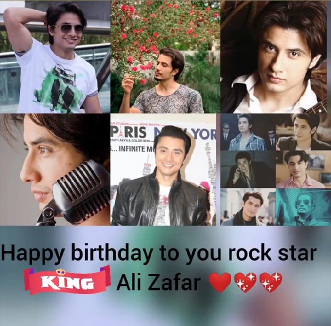 Happy birthday Ali Zafar The King Of Soul  