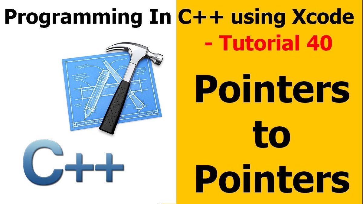 ComputerVideos's tweet image. Programming in C++ / X-Code || Tutorial 40 - Pointer to Pointers: youtu.be/2Xdep0hIGaQ #ProgrammingInC #CPlusPlus #XCodeTutorial #ComputerScienceVideos #ComputerScience #HowToCodeInC #HowToCode #HowToProgramInC #CProgrammingForBeginners