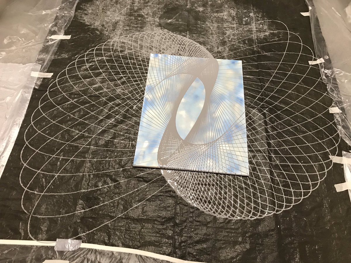 #pendulum #painting niet slecht voor de eerste keer!