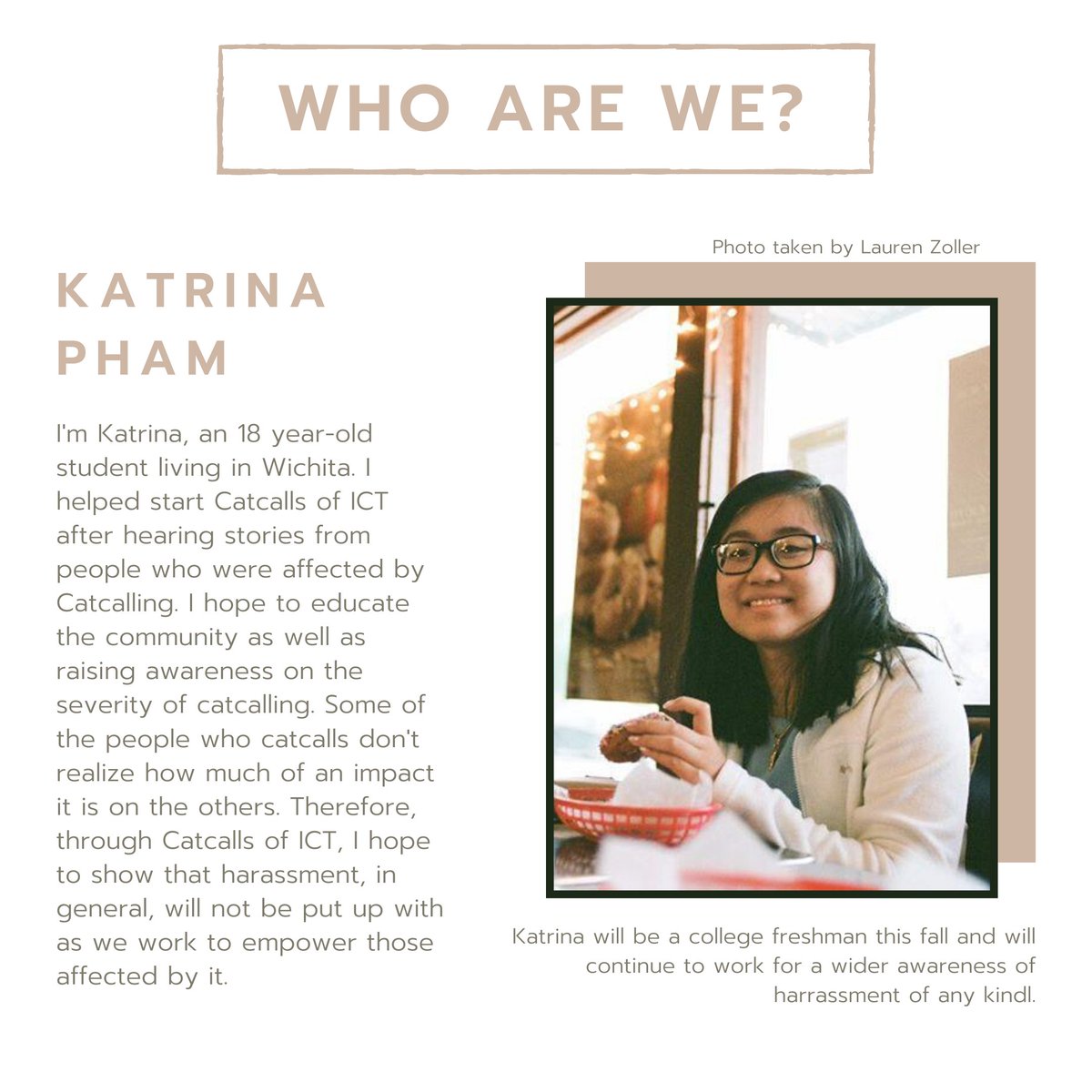 catcallsofict's tweet image. You may have been wondering who's behind the screen... we'll now you know! Meet Alondra and Katrina! We hope that you get to know us a little better and that, with this, you'll help us spread awareness about harassment of any kind towards anyone. 

📸's by Lauren Zoller