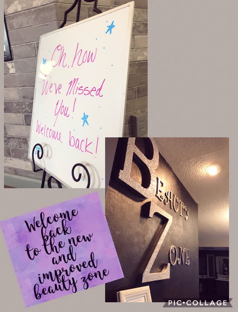 BeautyZoneBZ's tweet photo. Thank you all so much for a wonderful first couple days back!!! Everything went smoothly for the most part, and we couldn’t be happier to be back to work! As we go into our first full week back we still ask be patient with us as we iron out some creases.💘 https://t.co/H1fWtjsM0Z