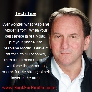 PCHarmony's tweet image. RT @GeekySales: Here's a #TechTip for getting better #CellService fast. Read the blog for more options. #CellCoverage #Cellphone #SmartPhone #CellService #BoulderCanyon @ATT @verizon @TMobile @sprint geekforhireinc.com/cell-coverage/
