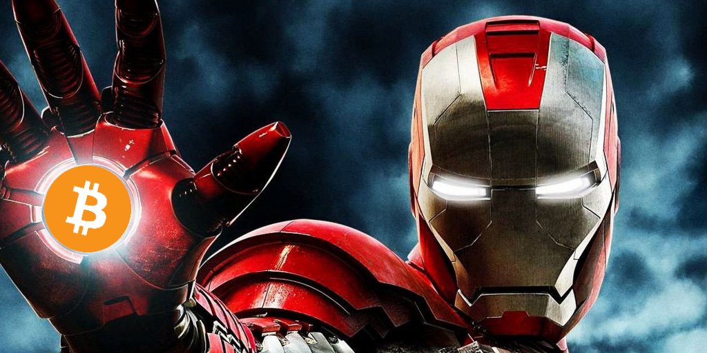 Bitcoin_storm_'s tweet photo. 🔝To destroy bank and wall street criminals I use #Bitcoin! cit. Iron Man https://t.co/iZMPuuFLXj