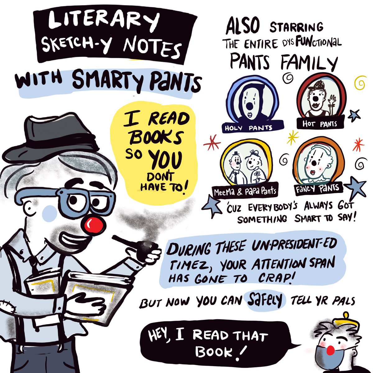 playthink's tweet photo. I read books so you don’t have to #sketchnote #sketchyclown https://t.co/uYLp6Fbtw2