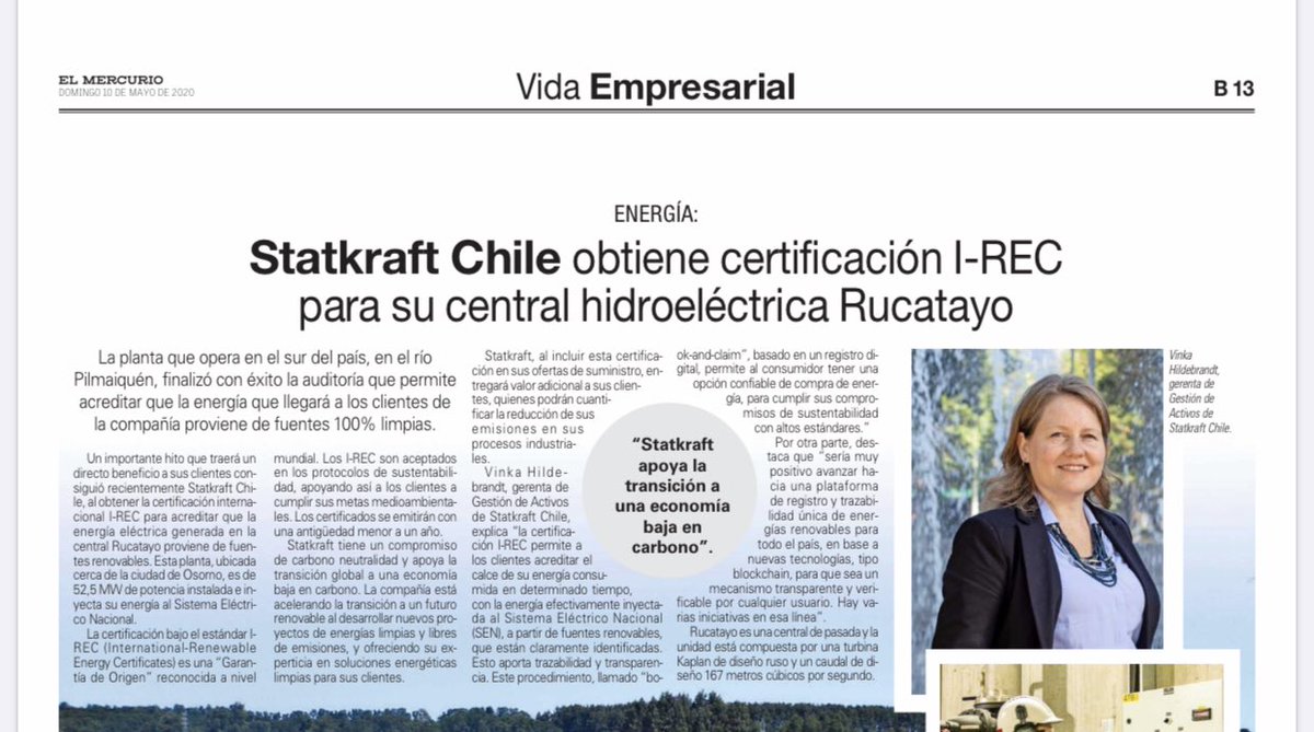 Hay_Mujeres's tweet photo. “Sería muy positivo avanzar hacia una plataforma de registro y trazabilidad  única de energías renovables” 
Vinka Hildebrandt @VinkaHH Gerenta de Gestión de Archivos de @Statkraft Chile y Experta #HayMujeres en @Emol 

https://t.co/kMf8b20V39 https://t.co/gQNANtklOy