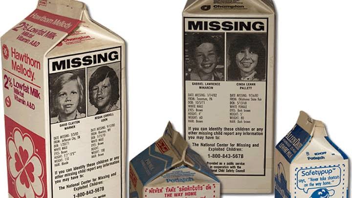 11. #QAnonMissing children on milk cartons. I don't think we ever had this in Australia but it has been referenced in American pop culture plenty of times.