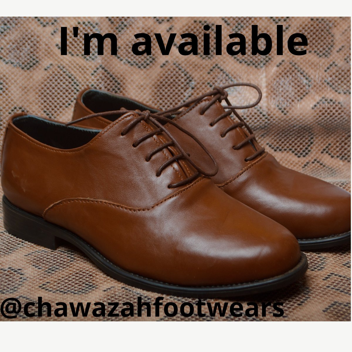 Call 08063489323 or send a dm to make your order

Brown Oxford shoe
#chawazahfootwears
#madeinnigeria
#menfashion 
#menfashionreview
